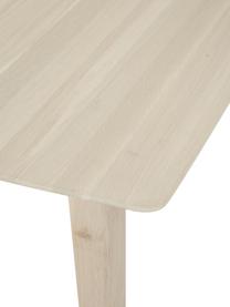 Stół do jadalni z drewna dębowego Archie, różne rozmiary, Lite drewno dębowe lakierowane
100% drewno FSC ze zrównoważonej gospodarki leśnej, Drewno dębowe lakierowane na jasno, S 180 x G 90 cm