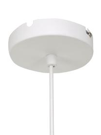Velké závěsné kovové svítidlo Alia, Bílá, Ø 70 cm, V 32 cm