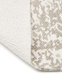 Tappeto vintage sottile in cotone beige/taupe tessuto a mano Jasmine, Beige, Larg. 200 x Lung. 300 cm (taglia L)
