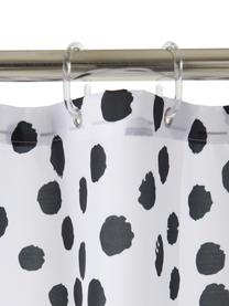 Rideau de douche Danja, 100 % polyester
Déperlant, non étanche, Blanc, noir, larg. 180 x long. 200 cm