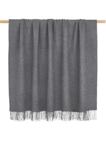 Manta de baby alpaca ligera Luxury, Gris oscuro, An 130 x L 200 cm