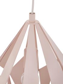 Lámpara de techo Carlton, estilo escandinavo, Pantalla: acero pintado, Anclaje: acero pintado, Cable: plástico, Color albaricoque, Ø 31 x Al 40 cm