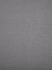 Biancheria da letto in raso di cotone grigio scuro Comfort, Tessuto: raso Densità del filo 250, Grigio scuro, 150 x 300 cm + 1 federa 50 x 80 cm