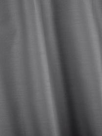 Biancheria da letto in raso di cotone grigio scuro Comfort, Tessuto: raso Densità del filo 250, Grigio scuro, 150 x 300 cm + 1 federa 50 x 80 cm