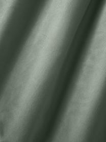 Topper hoeslaken Premium, katoensatijn, Weeftechniek: satijn Draaddichtheid 400, Donkergroen, B 90 x L 200 cm, H 15 cm