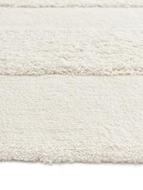 Načechraný koberec s vysokým vlasem a strukturovaným povrchem Zion, Krémově bílá, Š 120 cm, D 180 cm (velikost S)
