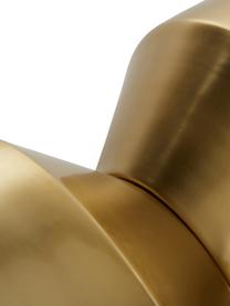 Beistelltisch Juliana, Metall, beschichtet, Goldfarben, leicht glänzend, Ø 36 x H 45 cm