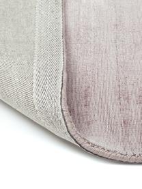 Tappeto in viscosa lilla tessuto a mano Jane, Retro: 100% cotone, Lilla, Larg. 200 x Lung. 300 cm (taglia L)