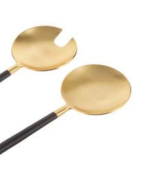 Salatbesteck Amine in Gold, 2er-Set, Edelstahl 18/10, beschichtet

Das Besteck ist aus Edelstahl gefertigt. Somit ist es langlebig, rostet nicht und ist resistent gegen Bakterien., Schwarz, Goldfarben, L 27 cm