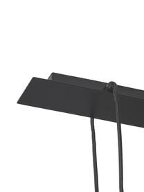 Veľká závesná lampa Flux, Čierna, odtiene zlatej, Š 127 x V 150 cm