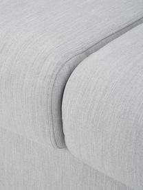 Slaapbank Morgan (2-zits) in lichtgrijs, met matras, Bekleding: 100% polyester, Poten: massief grenenhout, gelak, Geweven stof grijs, B 187 x D 92 cm