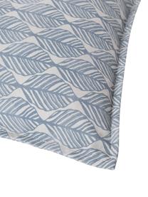 Sada povlaků na polštáře s grafickým vzorem Armanda, 2 díly, 80 % polyester, 20 % bavlna, Odstíny modré, Š 45 cm, D 45 cm