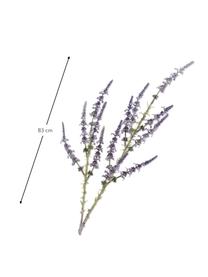 Kunstblume Lavendel, Lila, Kunststoff, Metalldraht, Lila, L 83 cm