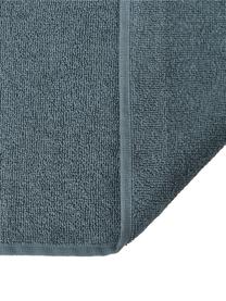 Badematte Premium aus Bio-Baumwolle, rutschfest, 100 % Bio-Baumwolle, GOTS-zertifiziert (von GCL International, GCL-300517)
 Schwere Qualität, 750 g/m², Petrol, B 50 x L 70 cm
