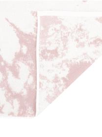 Handtuch Malin in verschiedenen Größen, mit Marmor-Print, Rosa, Cremeweiß, Gästehandtuch, B 30 x L 50 cm, 2 Stück