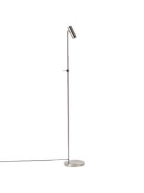 Lámpara de lectura Cassandra, Pantalla: metal galvanizado, Cable: cubierto en tela, Plateado mate, An 75 x Al 152 cm