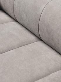 Divano 2 posti Bobi, Rivestimento: 88% poliestere, 12% nylon, Struttura: legno di pino massiccio, Tessuto grigio scuro, Larg. 178 x Prof. 82 cm
