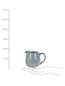 Pot à lait artisanal Nordic Sea, 300 ml, Grès cérame, Tons gris et bleus, Ø 12 x haut. 9 cm
