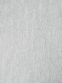 Hoekbank Melva (3-zits) in lichtgrijs, Bekleding: 100% polyester De slijtva, Frame: massief grenenhout, FSC-g, Poten: kunststof, Geweven stof lichtgrijs, B 239 x D 143 cm, hoekdeel links
