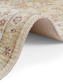 Loper Nain in Oosterse stijl, 100% polyester, Geeltinten, B 120 x L 160 cm (maat S)