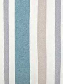 Housse de coussin d'extérieur Marbella, 100 % Dralon® polyacrylique, Bleu, blanc, beige, gris, larg. 40 x long. 40 cm