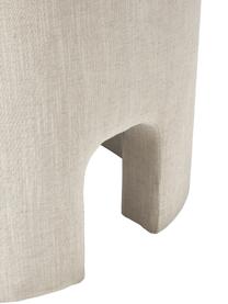 Fauteuil Mairo, Tissu beige, larg. 68 x prof. 62 cm