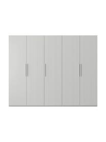 Armario modular Simone, 5 puertas (250 cm), diferentes variantes, Estructura: aglomerado con certificad, Madera, gris, Interior Basic (An 250 x Al 200 cm)