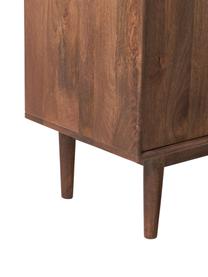 Credenza in legno massiccio di mango Paul, Legno di mango, Larg. 100 x Alt. 135 cm