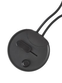 Kleine Design LED-Stehlampe Geen-A, Schwarz, Ø 41 x H 132 cm
