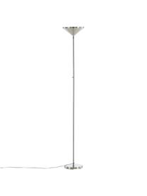 Lámpara de pie grande Corong, Lámpara: acero cromado, Cable: plástico, Cromo, Ø 28 x Al 180 cm