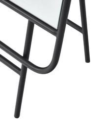 Standspiegel Theo mit Ablagefläche, Metall, Schwarz, B 93 x H 175 cm