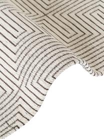 Ženilkový koberec Ceres, 52 % recyklovaná bavlna, certifikát GRS, 48 % polyester 

Tento produkt bol vyrobený z najmenej 50 % recyklovaných materiálov, ktoré sú certifikované podľa Global Recycled Standard 1152669 (GRS)., Krémovobiela, tmavosivá, Š 120 x D 180 cm (veľkosť S)