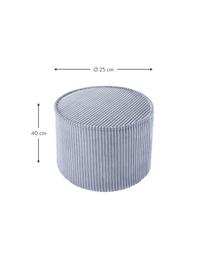 Kinder-Pouf Sugar aus Cord, Bezug: Cord (100 % Polyester), Cord Lila, Ø 25 x H 40 cm