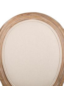 Silla de madera tapizada Louis, Tapizado: tela, Estructura: madera de cuacho, Marrón, beige, An 46 x F 48 cm