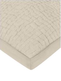 Kussenhoes Stripes in beige, 100% katoen, Beige, crèmewit, B 45 x L 45 cm