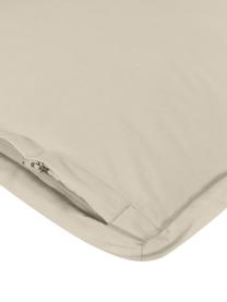 Funda de cojín Stripes, 100% algodón, Beige, blanco crema, An 45 x L 45 cm