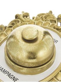 Wandobjekt Bell Press for Champagne, Rahmen: Polyresin, Goldfarben, Weiß, Schwarz, B 14 x H 23 cm