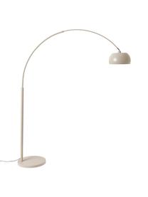 Große Bogenlampe Bowie, Beige, Ø 32 x H 202 cm