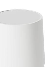 Lámpara de mesa regulable Fausta, con conexión USB, Pantalla: plástico, Plateado, blanco, Ø 13 x Al 37 cm