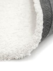 Passatoia morbida a pelo lungo Leighton, Retro: 70% poliestere, 30% coton, Bianco crema, Larg. 80 x Lung. 200 cm