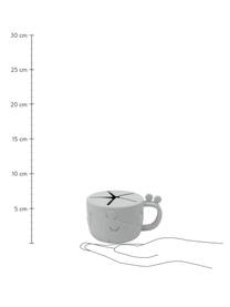 Taza aperitivos Peekaboo, 100% silicona, Gris, Ø 8 x Al 7 cm