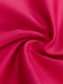 Housse de couette design en satin de coton Weyda, Blanc, rose, larg. 200 x long. 200 cm