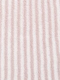 Gestreiftes Handtuch Viola, Rosa, Cremeweiß, Handtuch, B 50 x L 100 cm, 2 Stück