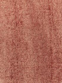 Rond viscose vloerkleed Jane, handgeweven, Onderzijde: 100% katoen Het in dit pr, Terracotta, Ø 200 cm (maat L)