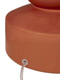 Lampa stołowa z ceramiki Georgina, Beżowy, terakota, Ø 33 x W 52 cm