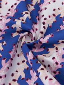 Dubbelzijdige kussenhoes Marina van biokatoen, 100% biokatoen, GOTS-gecertificeerd, Blauwtinten, B 45 x L 45 cm