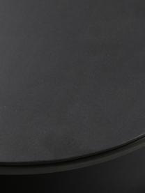 Metalen sidetable Grayson in zwart, Gecoat metaal, Zwart, B 120 cm x H 76 cm