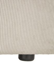 Sillón de pana Lennon, Tapizado: pana (92% poliéster, 8% p, Estructura: madera de pino maciza, ma, Patas: plástico, Pana beige, An 130 x F 101 cm