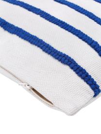 Funda de cojín doble cara Blah Blah, 100% algodón, Blanco, azul, rosa, naranja, An 45 x L 45 cm