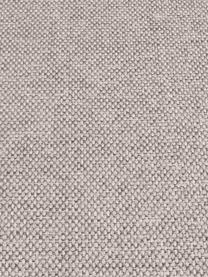 Hoekbank Cucita (4-zits) in beige met metalen poten, Bekleding: geweven stof (polyester), Frame: massief grenenhout, Poten: gelakt metaal, Geweven stof beige, B 302 x D 163 cm, hoekdeel rechts
